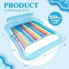4E's Novelty 2-Person Pool Lounger: Heavy-Duty Float for Adults and Kids, Ideal for Beach and Backyard - 3 of 4