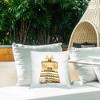 Stupell Industries Radiant Upscale Fashion Purse Designer Bookstack Outdoor Decorative Throw Pillow, 18 x 18 - 3 of 3