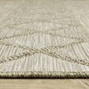Captiv8e Designs Tobago Global Geometric Striped Tan/Light Brown Indoor/Outdoor Rug - 4 of 4