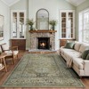 Abynow Medallion Persian Diamond Texture Indoor Area Rug - 4 of 4