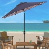 Athens 11Ft Round Crank Umbrella - PAT8107 - Safavieh - 2 of 3