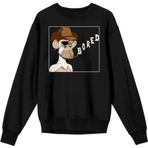 Bored of Directors Bored Ape Men's Black Crew Neck Sweatshirt - 1 of 3