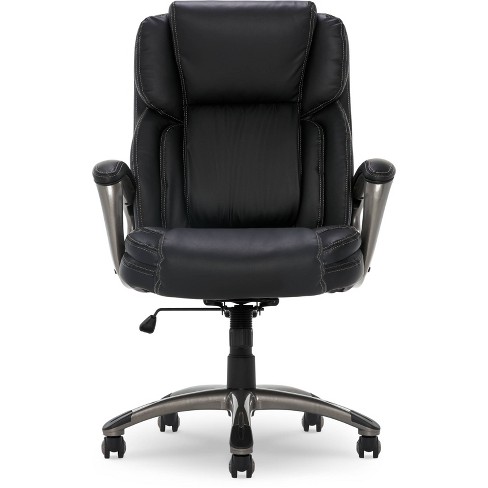 Work Executive Office Chair Midnight Dark Black Serta Target