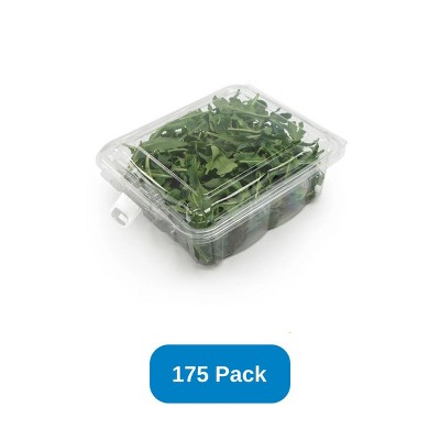 Good Natured Products Simply Secure Square 48 oz. Top Seal Multi-purpose - Package Compostable - Case of 175