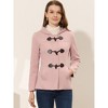 INSPIRE CHIC Women's Casual Winter Outwear Hooded Button Toggle Duffle Coat - 2 of 4