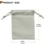 Unique Bargains Velvet Reusable Soft Jewelry Headphone Candy Drawstring Gift Bags 20 Pcs - 2 of 4