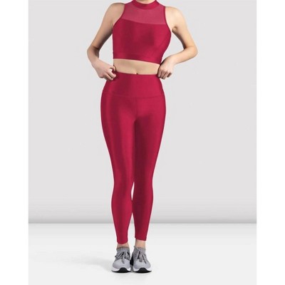 Women's Mirella Glow High Neck Crop Top - Bloch