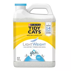 Purina Tidy Cats Lightweight Clumping Cat Litter with Glade Tough Odor Solutions - 8.5lbs