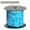 Flat Sequin Strip, 6mm String Metallic Sequin Strand, Paillette Sequin Sewing Trim DTY Project Decoration, 100 Yards - 3 of 4