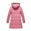 Haute Edition Women's Mid-Length Puffer Parka Coat with Faux Fur-lined Hood - 2 of 3