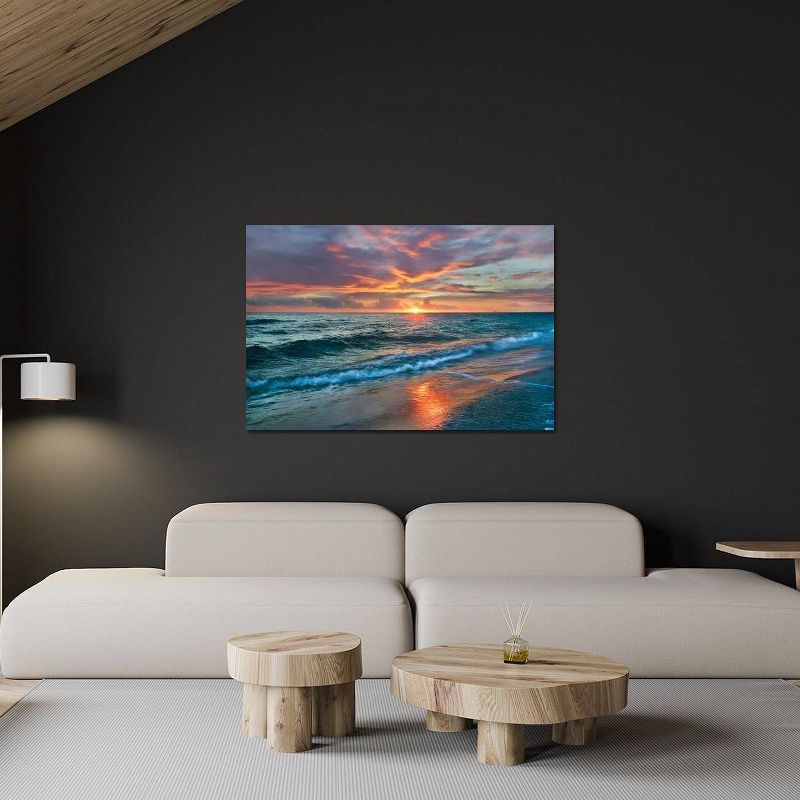 Sunset Over Ocean Gulf Islands National Seashore Florida by Tim Fitzharris Unframed Wall Canvas - iCanvas, 6 of 8