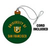 University of San Francisco Dons Logo Wood Christmas Tree Holiday Ornament - 2 of 4