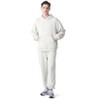 Future Planet Mens Globe Premium Pullover French Terry Soft Cotton Hoodie Sweatshirt Loose Fit -AshGray - 3 of 4