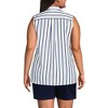 Lands' End Lands' End Women's Sleeveless No Iron Shirt - 2 of 3