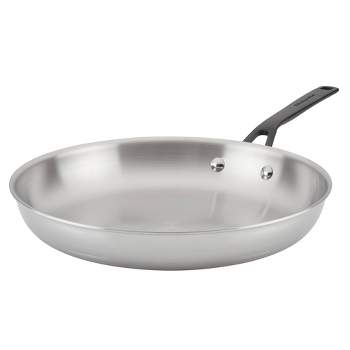 KitchenAid Frying Pan Multi-Ply Stainless Steel - ø 24 cm - ceramic non- stick coating
