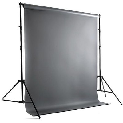  Savage Port-a-Stand and Vinyl Background Kit, 5 x12', Gray 