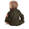 HalloweenCostumes.com Infant Top Gun Flight Suit Halloween Costume | Tiny Maverick in Training Outfit | Officially Licensed - 2 of 4