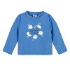 Gerber Baby & Toddler Girls' Two-Piece Long Sleeve Rash Guard Set and Swim Brief - 4 of 4
