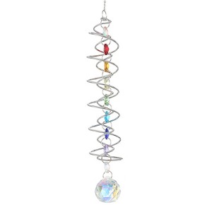 Unique Bargains Suncatchers Garden Decor Windows Hanging Crystal Handmade Natural Beauty Stained Glass - 1 of 4