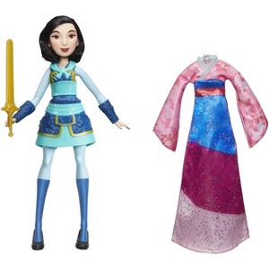 Disney Princess Fearless Adventures Mulan Action Doll with Sword and Armor - 1 of 4