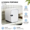Musment Mini refrigerator 4L/6 cans, portable compact refrigerator skincare, food and beverage - 3 of 4