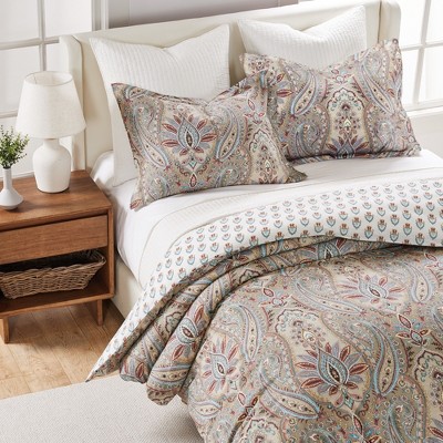 Kasey King Cotton Paisley Duvet Cover Set