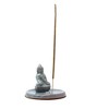 Slickblue Handcrafted Ceramic Incense Burner – Seated Buddha Figure, 3" Diameter, Fits Tibetan & Indian Incense - 4 of 4