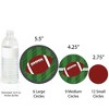 Big Dot of Happiness End Zone - Football - Baby Shower or Birthday Party Giant Circle Confetti - Party Decorations - Large Confetti 27 Count - 3 of 4