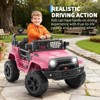 12V Kids Ride on Truck, 3 Speeds Electric Ride on Car with Parent Remote Control, Headlight, Music, Ride on Vehicle Toy for Kids Aged 3-8 - 4 of 4