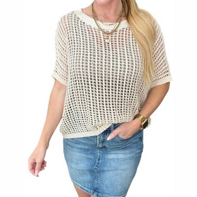 Women's Coastal Dreams Fishnet Top - One Eleven North