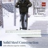 Best Choice Products 48in Hand Snow Pusher w/ 2 Wheels, Adjustable Handle, Blade Angle, Reflective Tape - 3 of 4