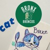 Bronx Community College Broncos Logo Automotive Car Refrigerator Locker Vinyl Circle Magnet - 4 of 4