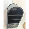 Elegant Arched Double-Door Bookcase & Storage Cabinet for Living Room & Dining Room Decor - 4 of 4