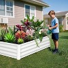 Raised Garden Bed, Metal Raised Garden Beds Outdoor, Rectangular Planter Box for Planting Plants, Vegetables and Flower - 4 of 4