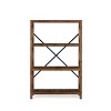 Boraam 71" Elinor Bookcase Natural/Black - image 3 of 4