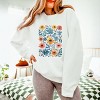 Simply Sage Market Watercolor Daisy Garden Lightweight Garment Dyed Sweatshirt - 3 of 4