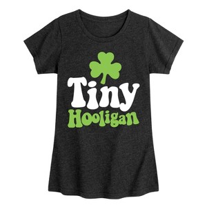 Girls' - Instant Message - St. Patrick's Day Tiny Hooligan Fitted Short Sleeve Graphic T-Shirt - 1 of 4