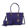 MKF Collection Vanessa Women's Fashion Tote & Wallet Set Handbag by Mia K - 2 of 4