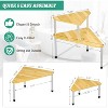 Bathroom Two Tier Storage Countertop Corner Shelf, Space Saving Storage Shelves, Bathroom, Kitchen, Living Room Office Home Decor - 3 of 4