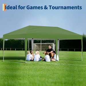Pop Up Canopy Tent Outdoor Canopy with No Removable Sidewall One-Person Set Up Heavy Duty Commercial Instant Tent Shelter - 1 of 4