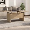 Clihome Modern Oak Coffee Table with Hidden Storage, Lift-Top Adjustable Design for Versatile Use & Style - 2 of 4
