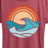 Women's - Instant Message - Wave Scene Short Sleeve Graphic T-Shirt - 2 of 4