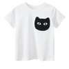 MyKids-Usa Cat Face Cartoon Pattern Girls T-Shirt In European And American Style For Summer - 2 of 4