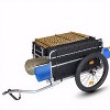 Hrinhom 56"W Bike Cargo Trailer,Heavy-Duty Bicycle Wagon Cart,Foldable Compact Storage - 4 of 4