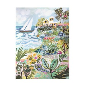 Karen Fields  'Island Cove' Canvas Art - 1 of 4
