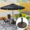Outsunny 19" Patio Umbrella Base, 26 lbs Concrete Heavy Duty Patio Umbrella Holder for 1.5"/1.9" Umbrella Poles - 2 of 4