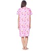 Casual Nights Women's Snap front House Dress Short Sleeve Woven Duster Housecoat Lounger Robe - 3 of 4