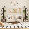 2 Pack 6 Tier Tall Plant Stand Metal Indoor Plant Stand With Detachable Wheels Half Moon Shape Plant Stands With Drawers Large Plant Display Stand - 4 of 4