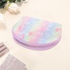 Unique Bargains Shell Shape Ombre Letter Makeup Bag Purple 1 Pc - 3 of 3