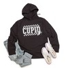 Simply Sage Market Women's Graphic Hoodie Cupid Varsity Checkered - 2 of 3
